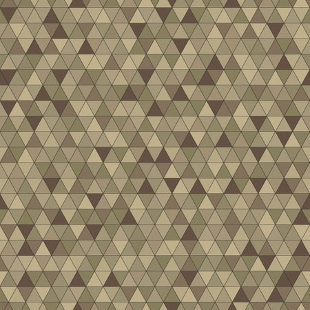 Vector trendy low poly seamless pattern. Camouflage polygonal backgroundのイラスト素材