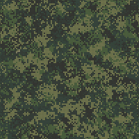 Texture military camouflage seamless pattern. Abstract army vector illustrationのイラスト素材