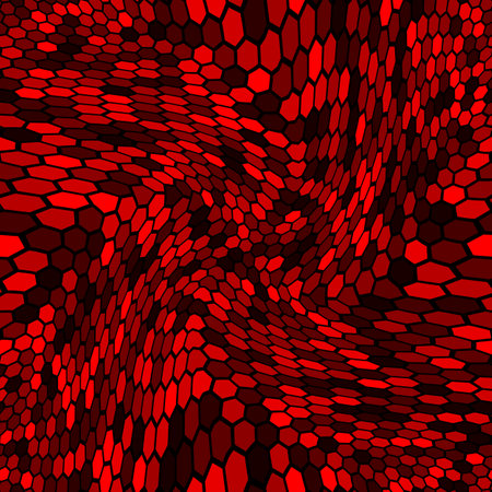 Monochrome seamless honey pattern with halftone hex cells in linear style