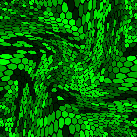 Monochrome seamless honey pattern with halftone hex cells in linear style