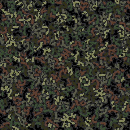 Digital camouflage seamless pattern. Abstract army or hunting masking ornamentのイラスト素材
