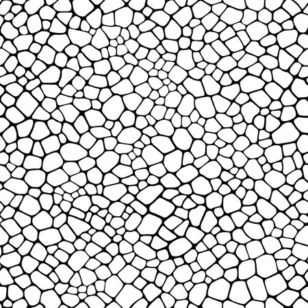 Hand drawn cobblestone seamless pattern. Simple stones backdropのイラスト素材