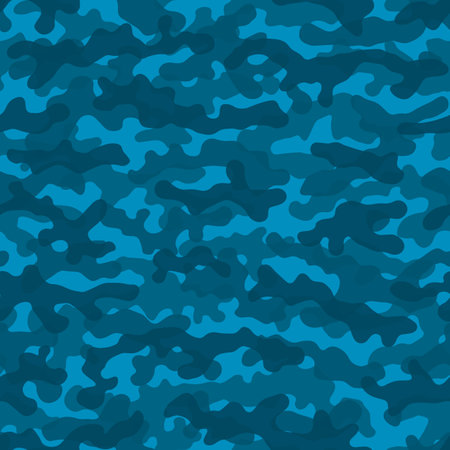 Camouflage pattern background. Classic clothing style masking camo repeat printのイラスト素材