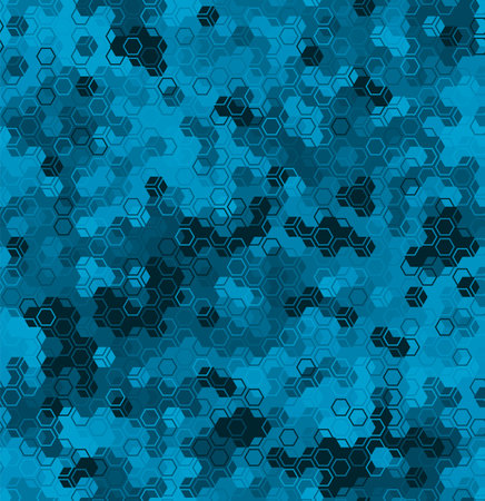 Texture military camouflage seamless pattern. Abstract army vector illustrationのイラスト素材