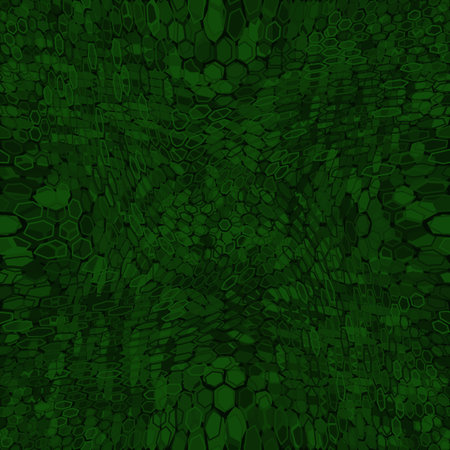 Monochrome seamless honey pattern with halftone hex cells in linear styleのイラスト素材