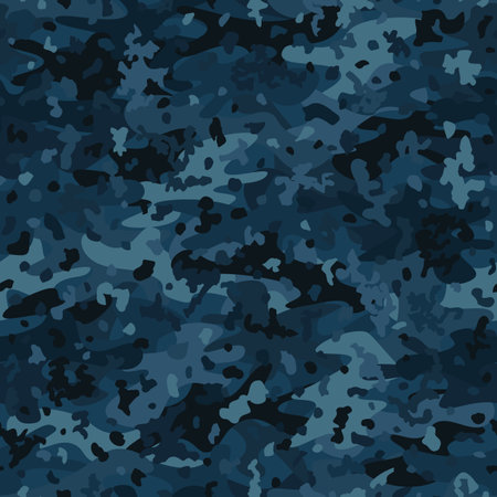 Camouflage seamless pattern background. Classic clothing masking camo printのイラスト素材