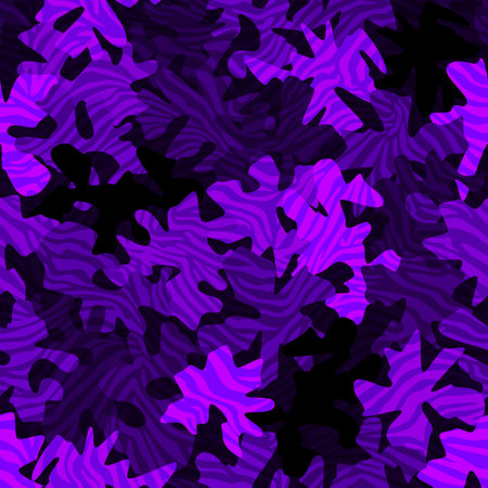 Seamless digital urban twilight camo texture for army or hunting textile printのイラスト素材