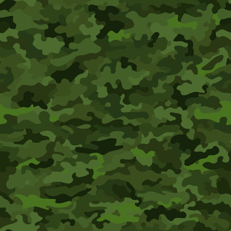 Seamless abstract military camouflage pattern vector for decor and textile.のイラスト素材