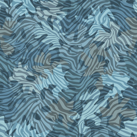 Seamless digital urban police camo texture for army or hunting textile printのイラスト素材