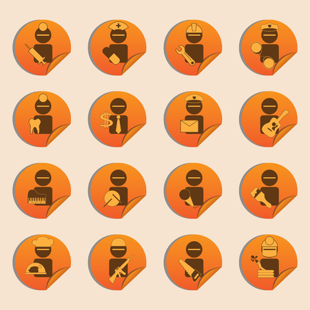 Career Iconsのイラスト素材