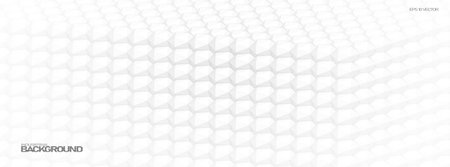 White abstract vector business background. Business minimal texture with architecture pattern. Conceptual industrial light backgroundのイラスト素材