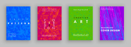 Covers design. Colorful art. Background abstract patterns. Vector template brochures, flyers, presentations leafletのイラスト素材