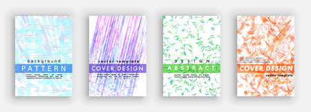 Covers design. Colorful art. Background abstract patterns. Vector template brochures, flyers, presentations leafletのイラスト素材
