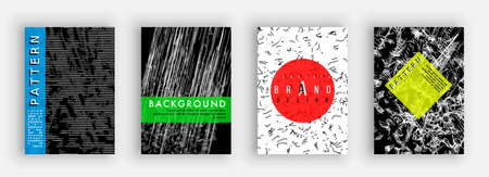 Covers design. Colorful art. Background abstract patterns. Vector template brochures, flyers, presentations leafletのイラスト素材