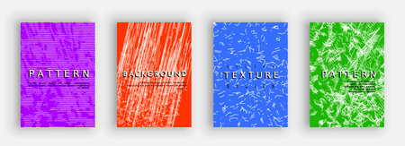 Covers design. Colorful art. Background abstract patterns. Vector template brochures, flyers, presentations leafletのイラスト素材