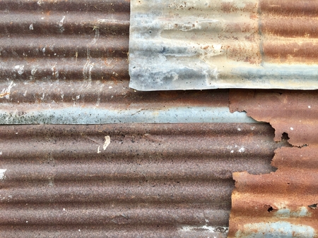 rusty wall panel with old styleの写真素材