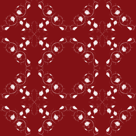 Abstract floral background in editable vector formatのイラスト素材