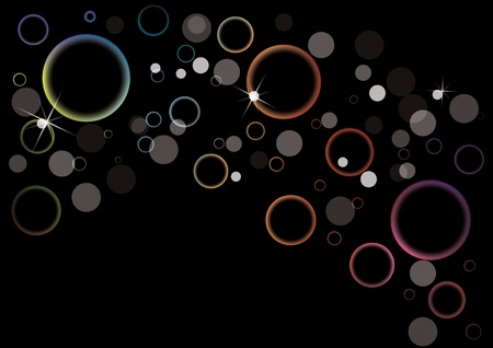 Abstract colorful background in editable formatの写真素材