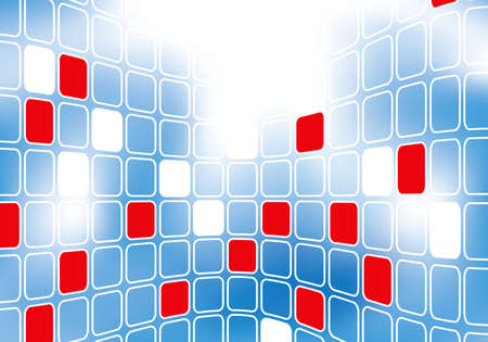 Blue abstract background in editable vector formatのイラスト素材