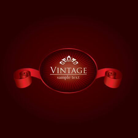 Royal vintage design in editable vector formatのイラスト素材