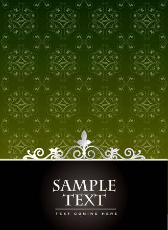 Royal vintage cover in editable vector formatのイラスト素材