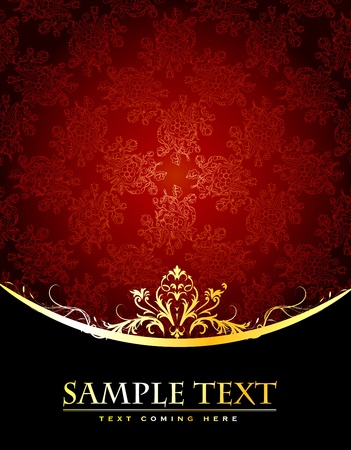 Royal vintage cover in editable vector formatのイラスト素材