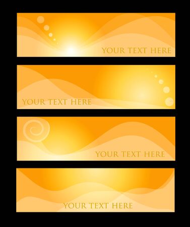 Orange background concept のイラスト素材