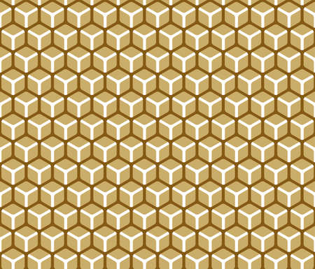Abstract cube pattern in editable vector formatのイラスト素材