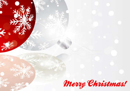 Christmas Greeting cover in editable vector formatのイラスト素材