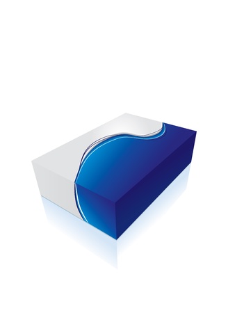 3D box iconのイラスト素材