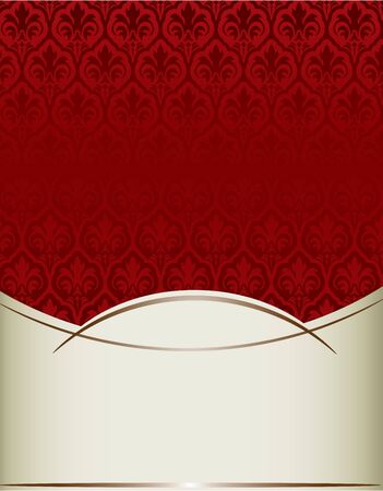 Royal vintage coverのイラスト素材