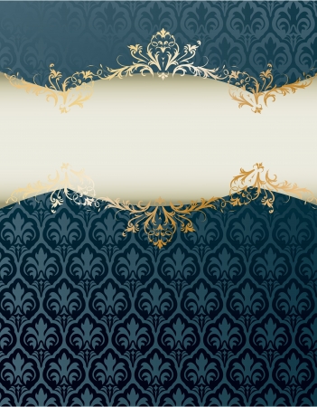 Royal vintage coverのイラスト素材