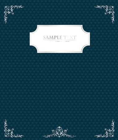 Royal vintage coverのイラスト素材