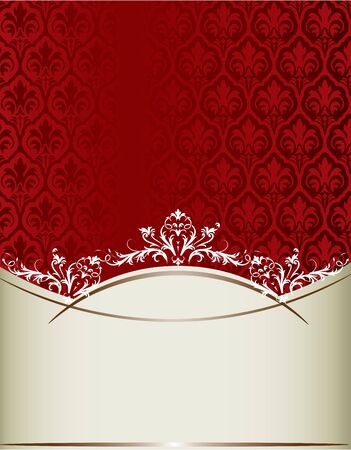 Royal vintage cover in editable vector formatのイラスト素材