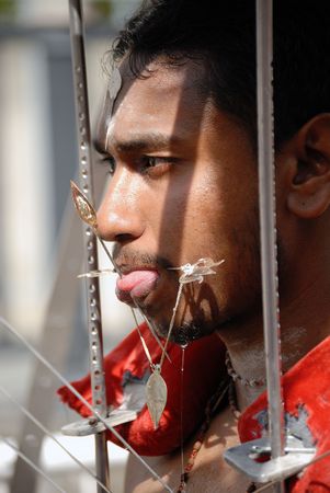 Singapore, January 30, 2010, Thaipusamのeditorial素材