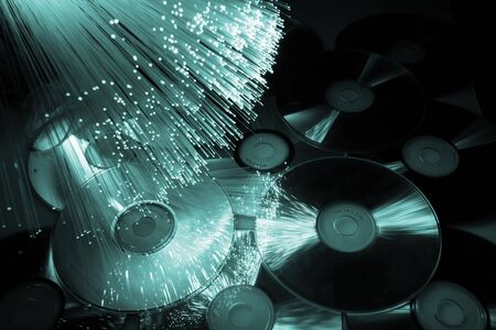 Optical fiberの写真素材