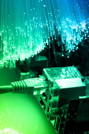 Network cableの写真素材