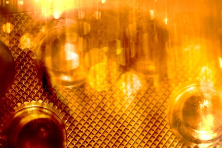 Fiber optics background with lots of light spots