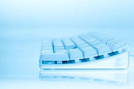 The modern  keyboard for a pc computerの写真素材