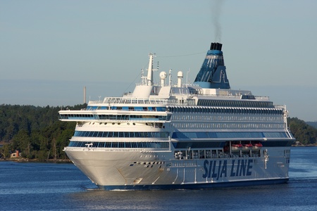 Ferry Silja Line on the way from Riga to Stockholm
