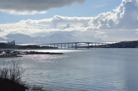 tromsoe city landscapeのeditorial素材