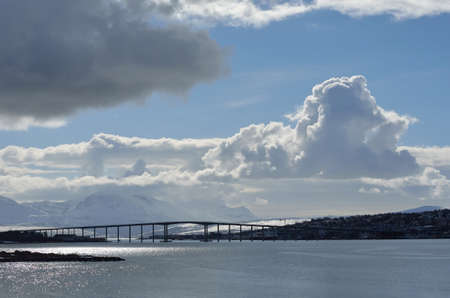 tromsoe city landscapeのeditorial素材