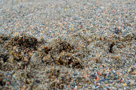 Macro photo of a sandy beach in Norwayの写真素材