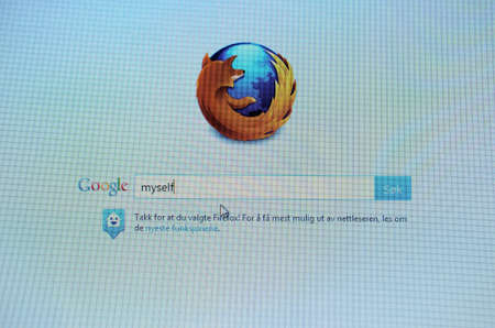 Google myself using firefox browser