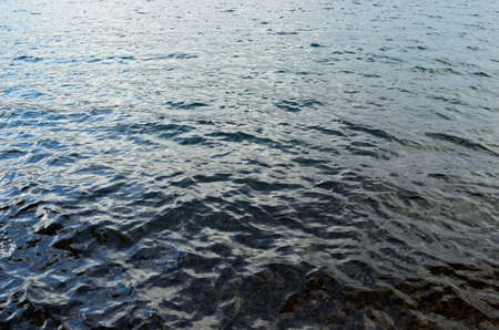 small ripples on water surfaceの写真素材