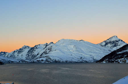 Beautiful landscape in northern Norway