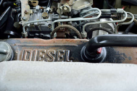 diesel engineの写真素材
