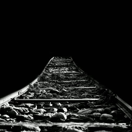 Boat rail into darkness