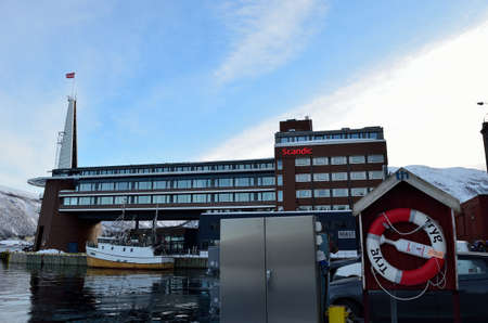 scandic hotel in tromsoe city 20th february 2016のeditorial素材