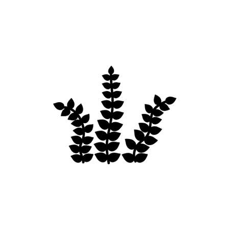 Plant vector icon. Simple flat symbol on white backgroundのイラスト素材